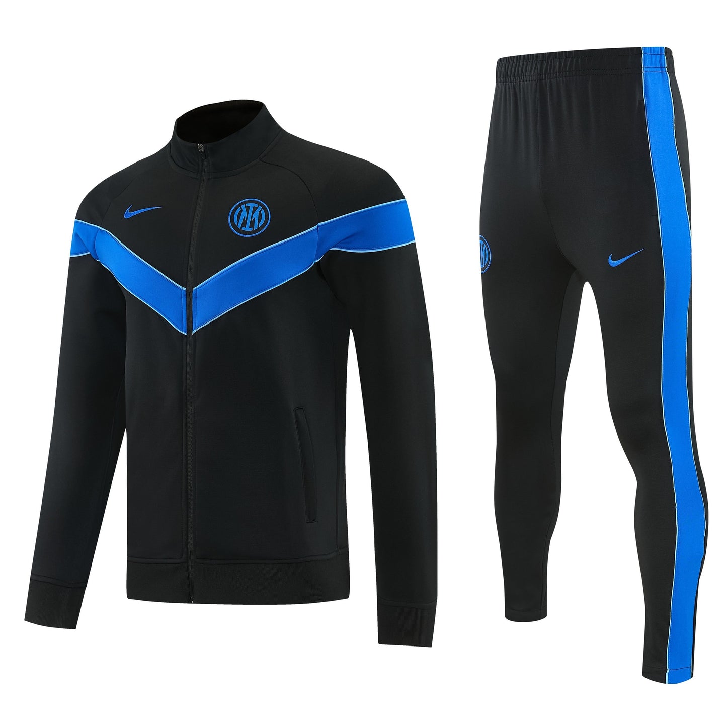 Inter Milan 2026/27 Black Full-Zip Tracksuit Set
