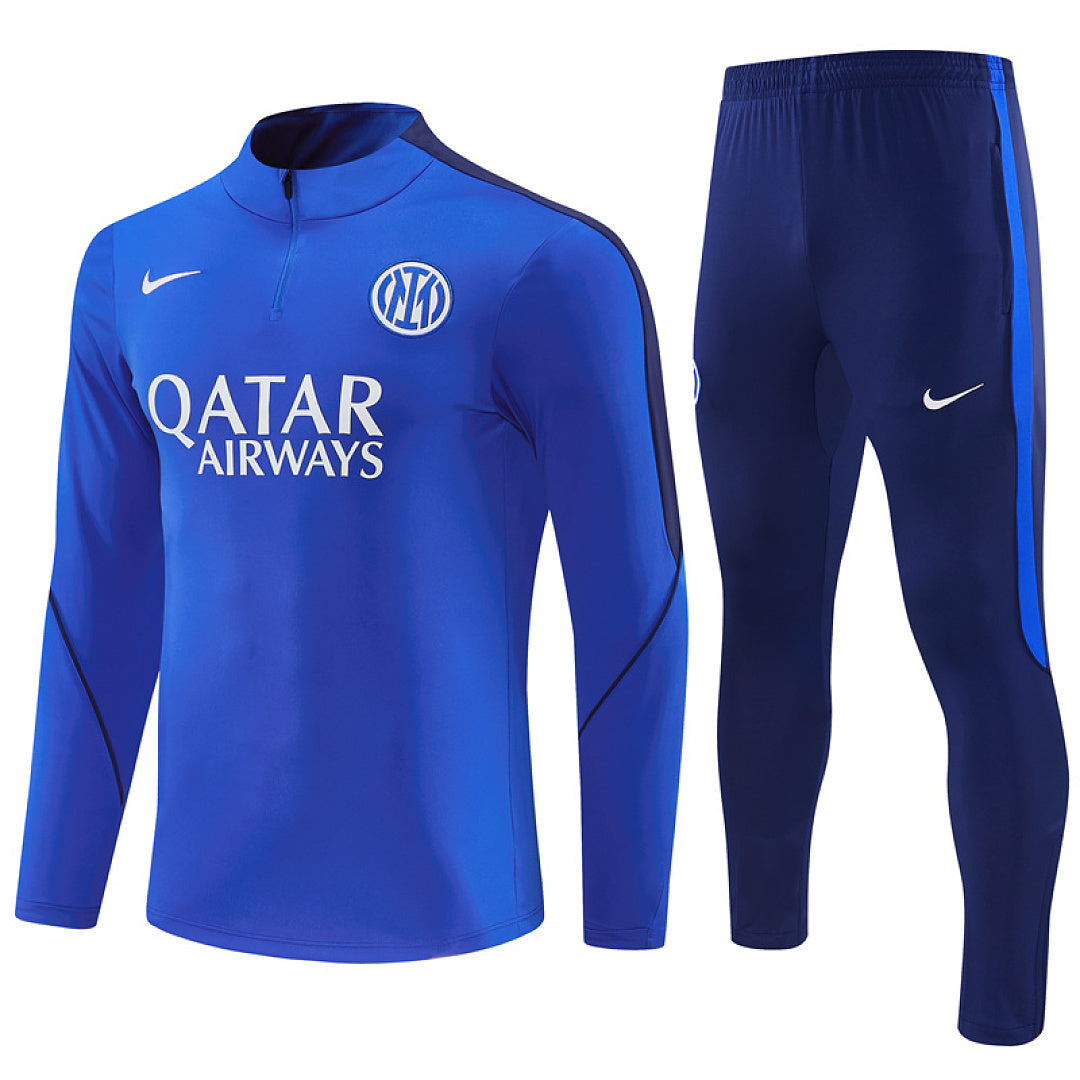 Inter Milan 2026/27 Blue Half-Zip Tracksuit Set