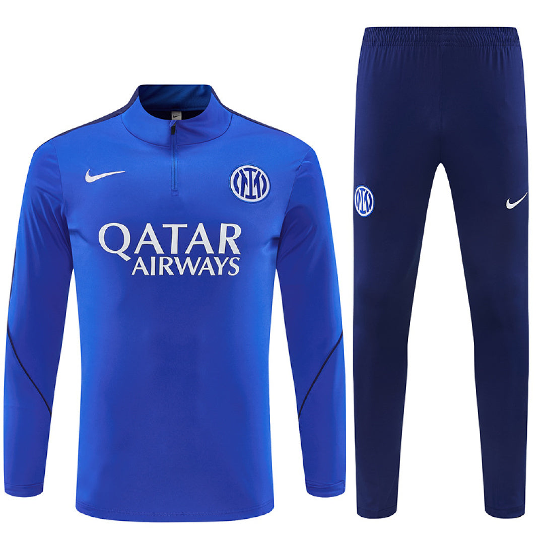 Inter Milan 2026/27 Blue Half-Zip Tracksuit Set