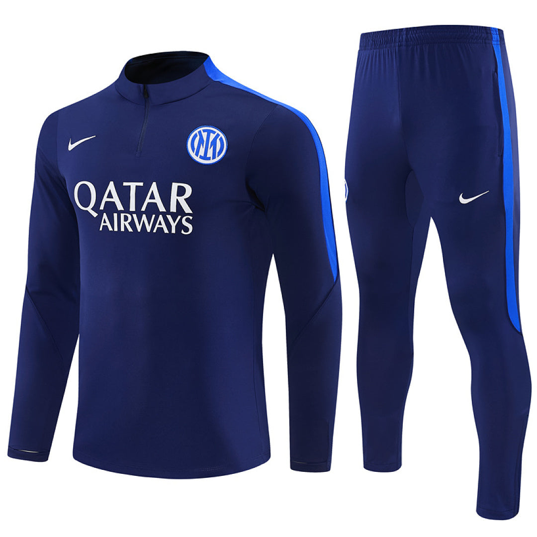 Inter Milan 2026/27 Navy Half-Zip Tracksuit Set