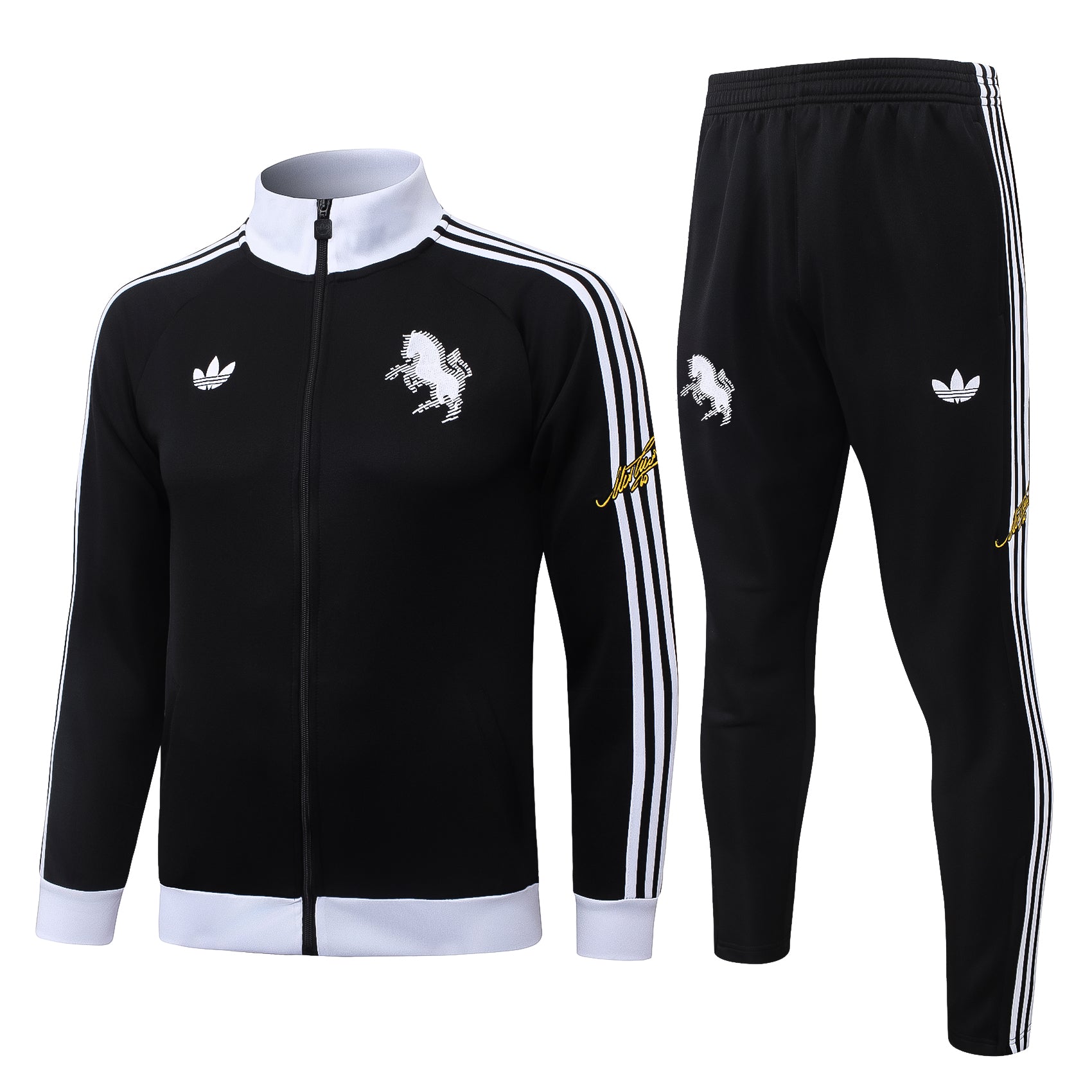 Juventus 2026/27 Del Piero Black Full-Zip Tracksuit Set