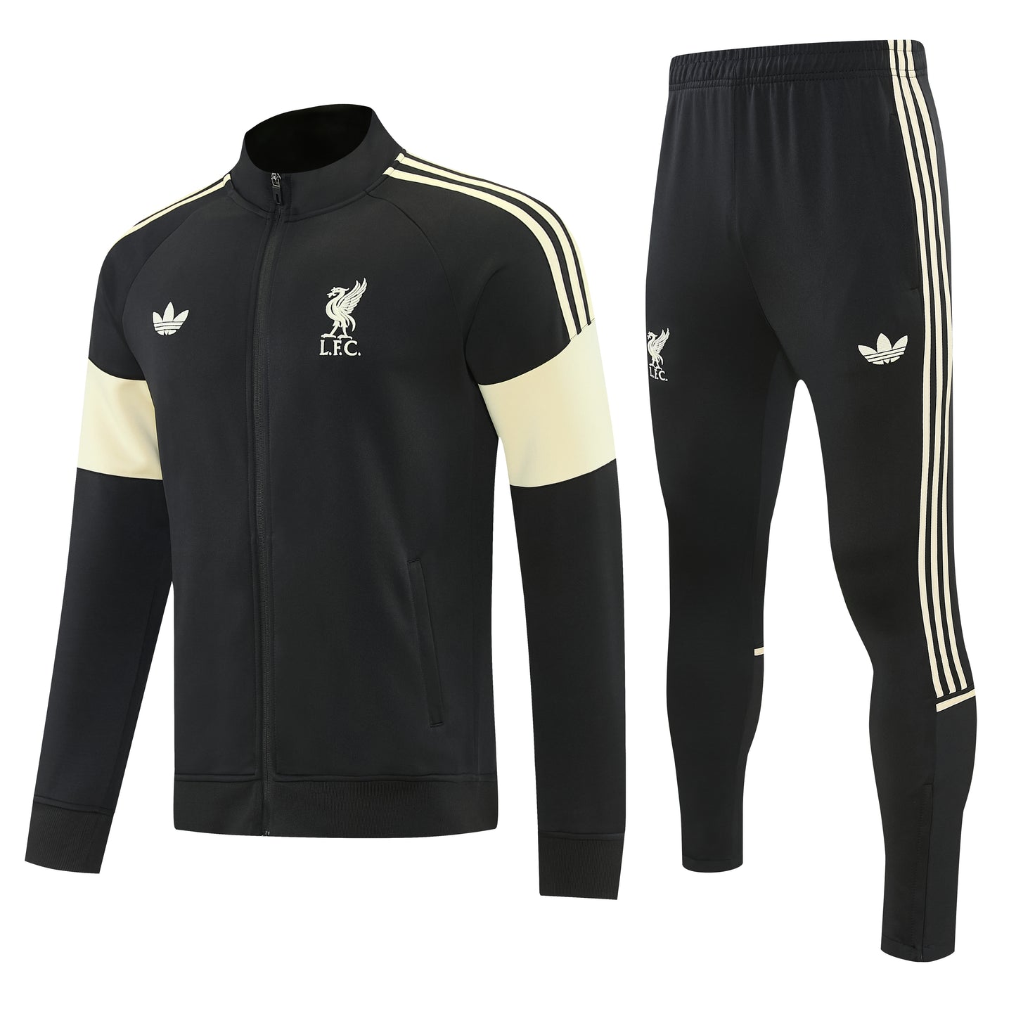 Liverpool 2026/27 Black Full-Zip Tracksuit Set