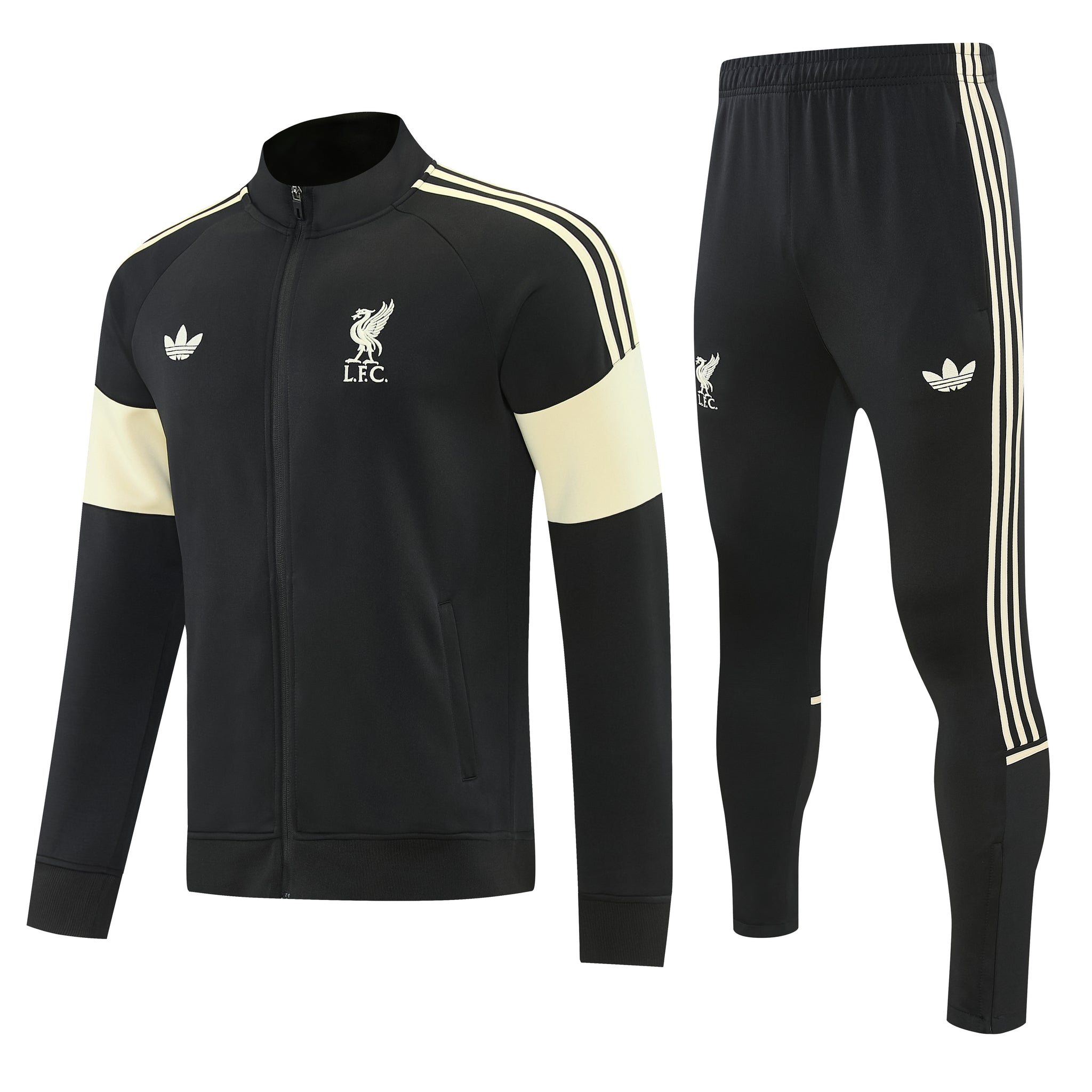 Liverpool 2026/27 Black Full-Zip Tracksuit Set