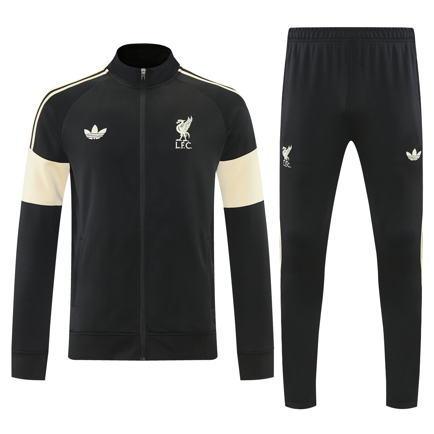 Liverpool 2026/27 Black Full-Zip Tracksuit Set