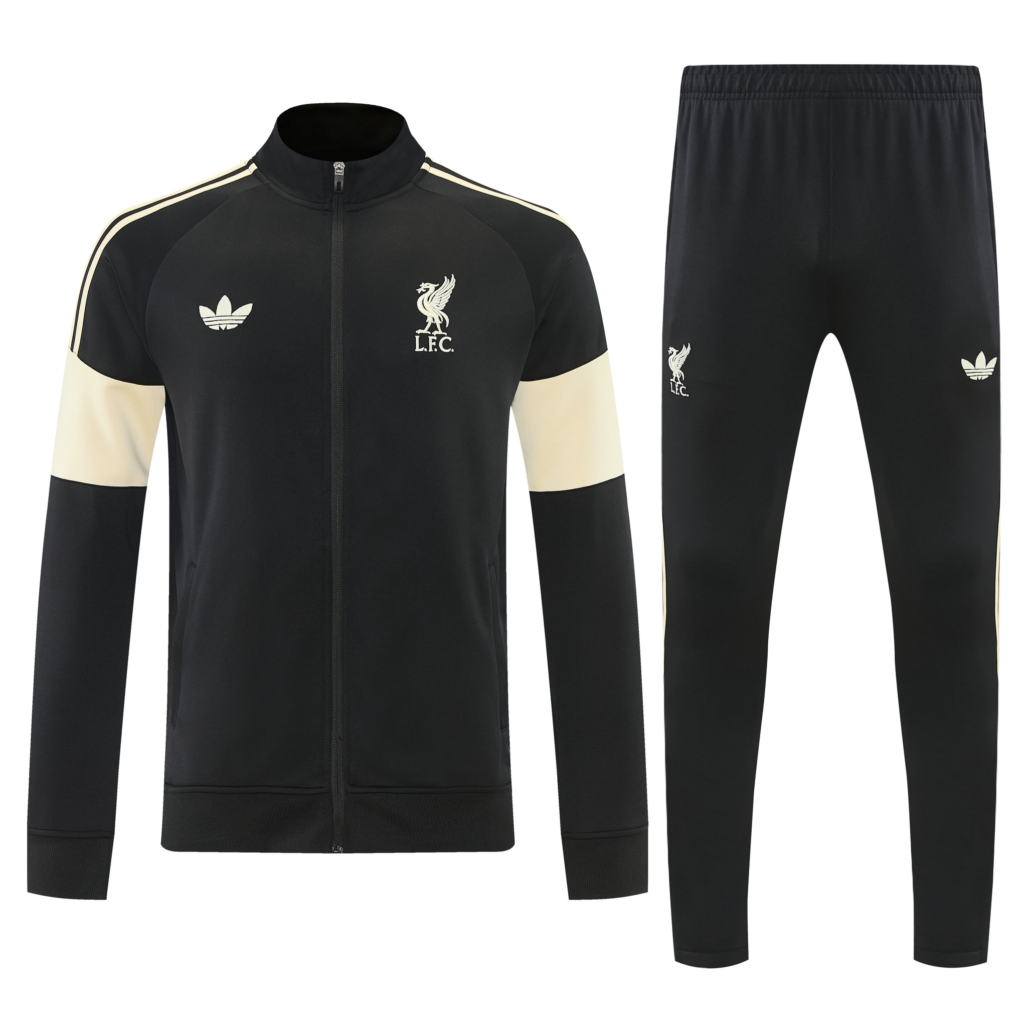 Liverpool 2026/27 Black Full-Zip Tracksuit Set