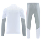 Liverpool 2026/27 White & Grey Half-Zip Tracksuit Set