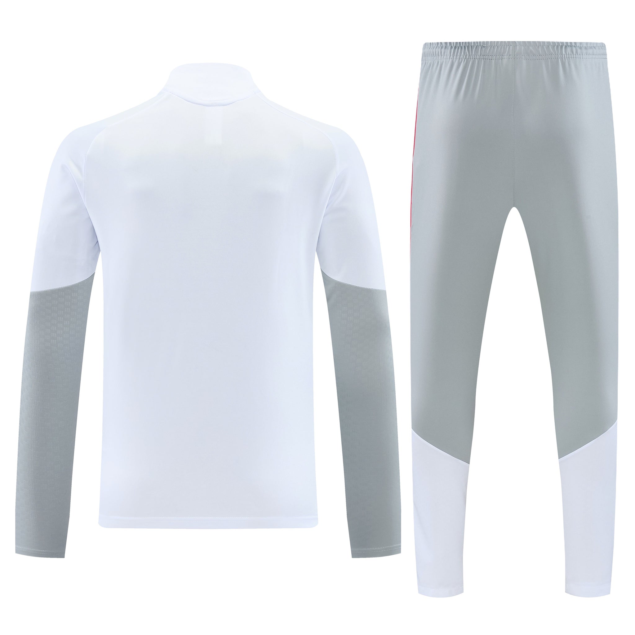 Liverpool 2026/27 White & Grey Half-Zip Tracksuit Set