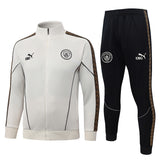 Manchester City 2026/27 Cream Full-Zip Tracksuit Set