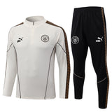 Manchester City 2026/27 Cream Half-Zip Tracksuit Set