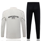 Manchester City 2026/27 Cream Half-Zip Tracksuit Set