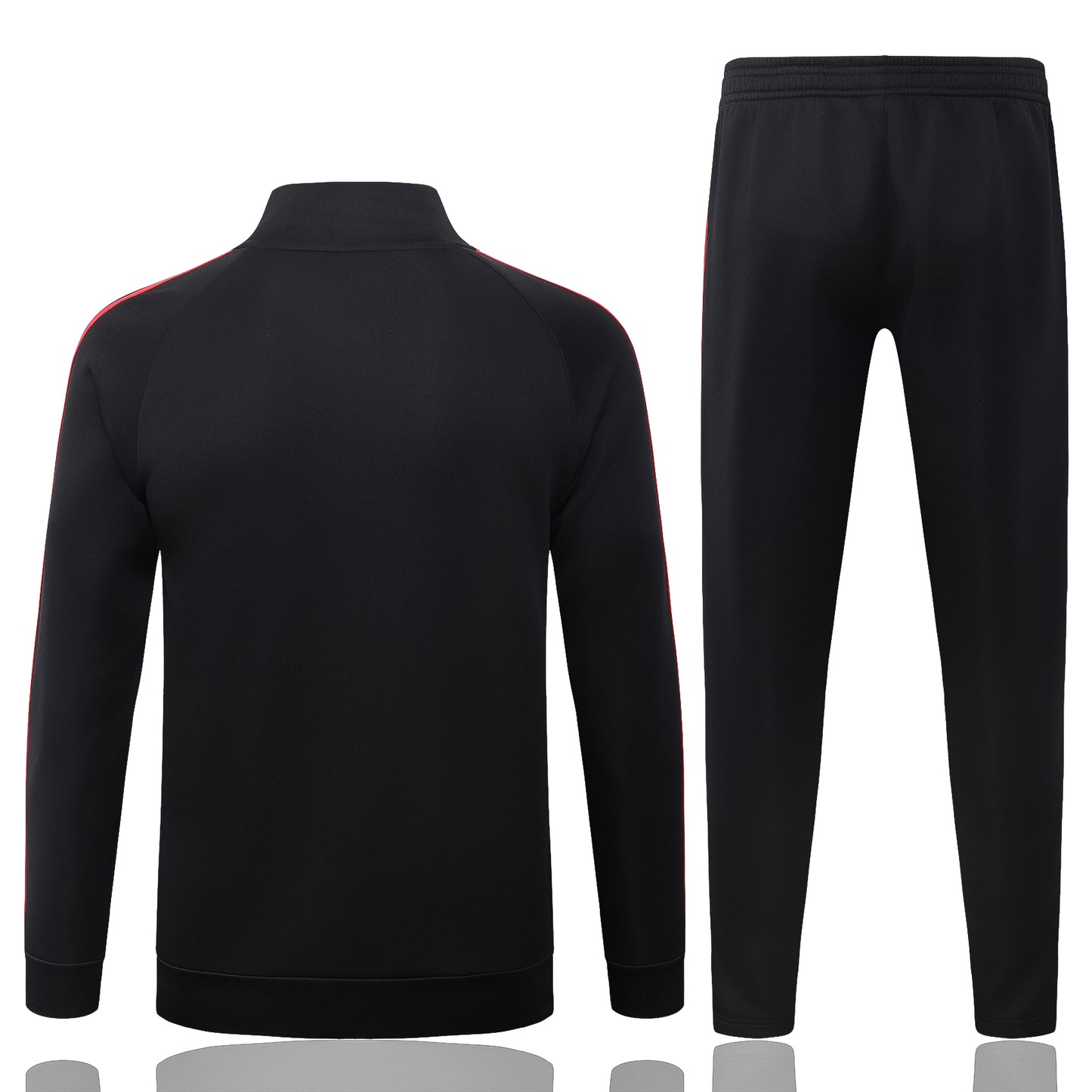 Manchester United 2026/27 Black & Red Full-Zip Tracksuit Set