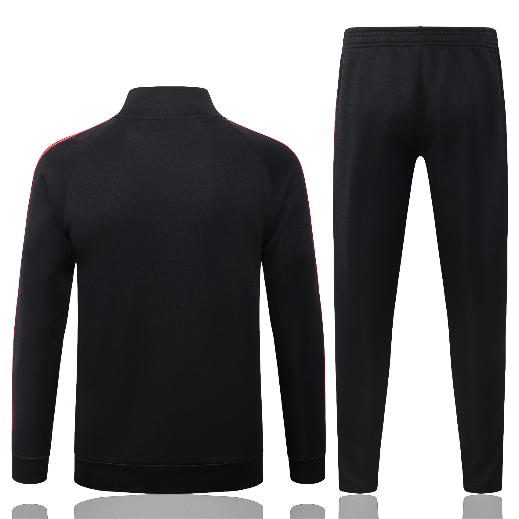 Manchester United 2026/27 Black & Red Full-Zip Tracksuit Set