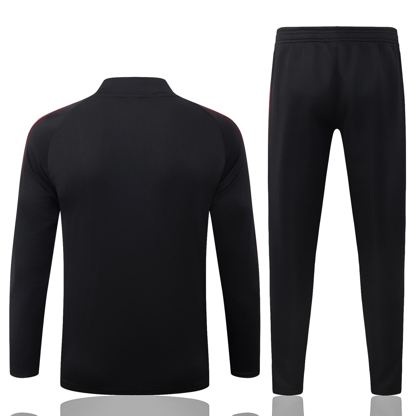 Manchester United 2026/27 Black & Red Half-Zip Tracksuit Set