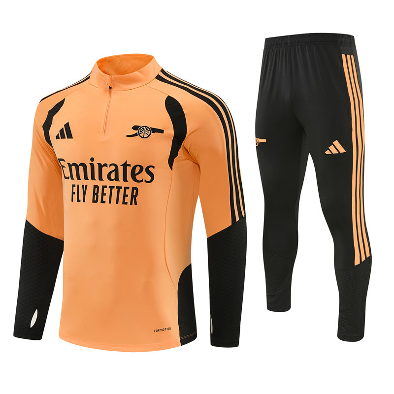Arsenal 2026/27 Orange Full-Zip Tracksuit Set