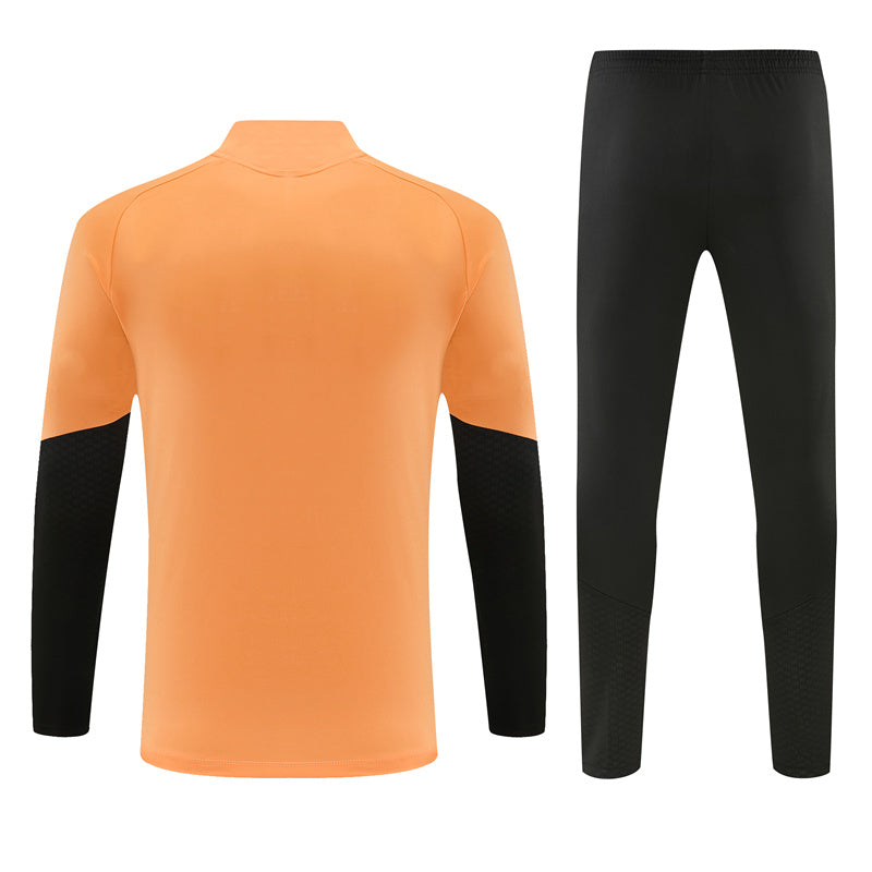 Arsenal 2026/27 Orange Full-Zip Tracksuit Set