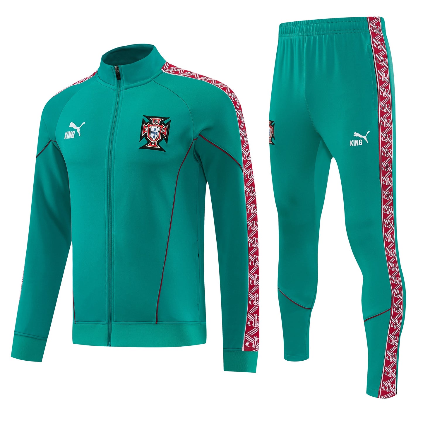 Portugal 2026/27 Green Full-Zip Tracksuit Set