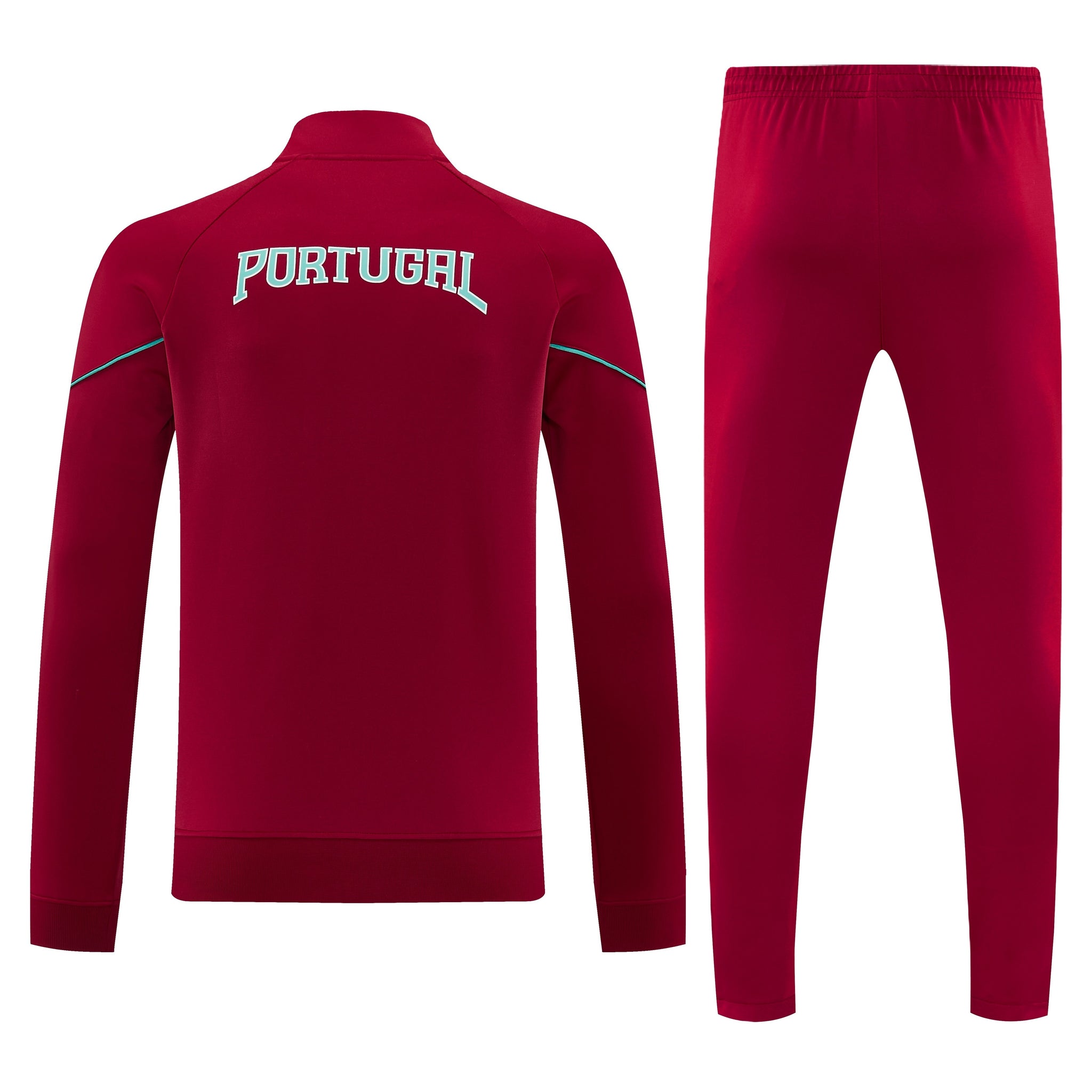 Portugal 2026/27 Maroon Full-Zip Tracksuit Set