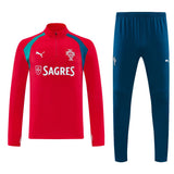 Portugal 2026/27 Red Half-Zip Tracksuit Set