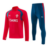 Portugal 2026/27 Red Half-Zip Tracksuit Set