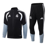 Real Madrid 2026/27 Black Full-Zip Tracksuit Set