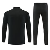 Real Madrid 2026/27 Black & Pink Half-Zip Tracksuit Set