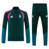 Real Madrid 2026/27 Green Full-Zip Tracksuit Set