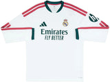 Real Madrid 2026/27 Home Long Sleeve Jersey