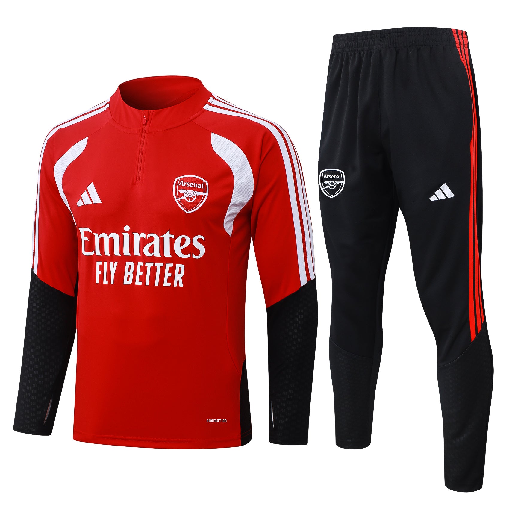 Arsenal 2026/27 Red Half-Zip Tracksuit Set