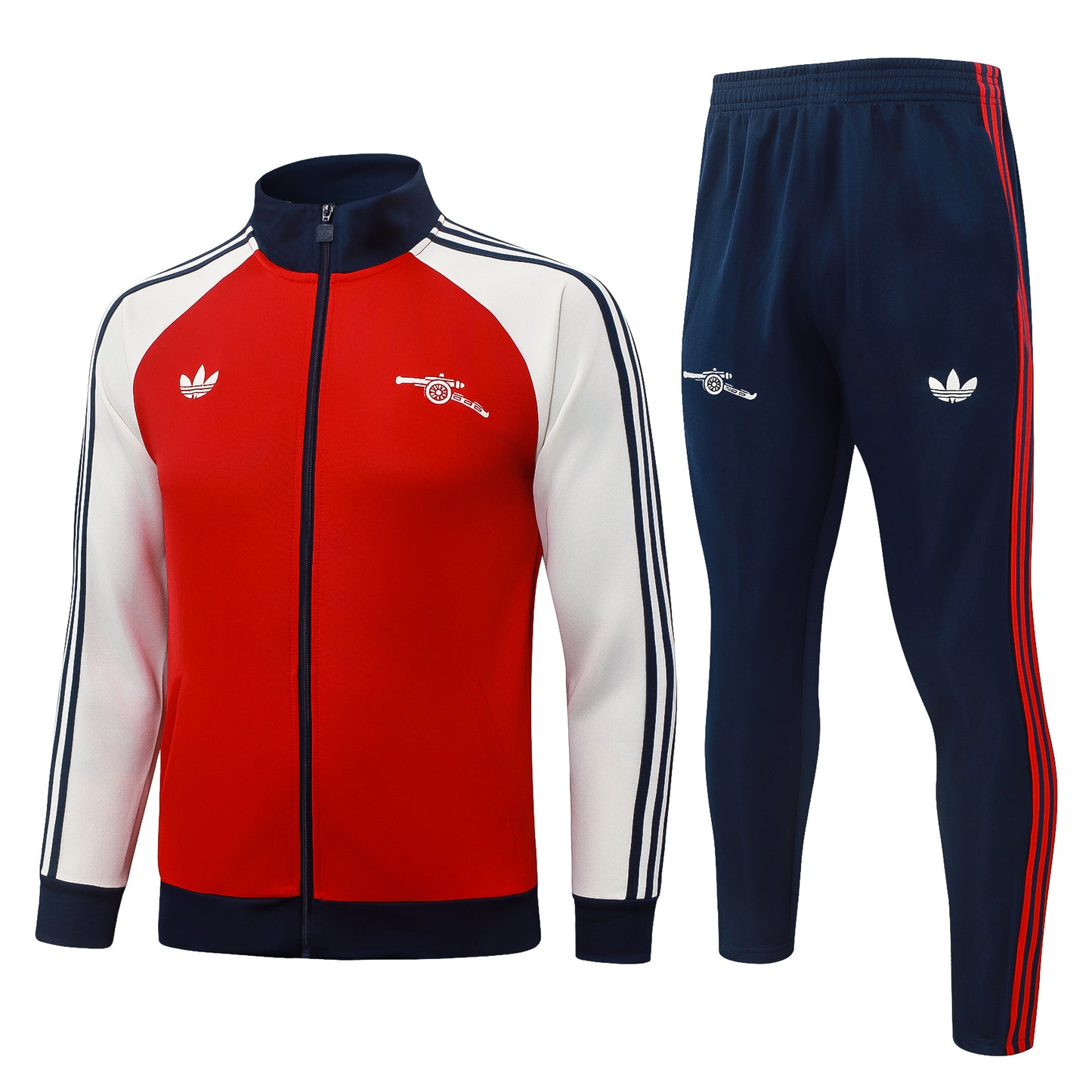 Arsenal 2026/27 Red & White Full-Zip Tracksuit Set