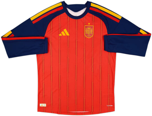 Spain 2026/27 Home Player Version Long Sleeve