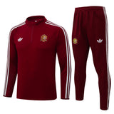 Spain 2026/27 Dark Red Half-Zip Tracksuit Set