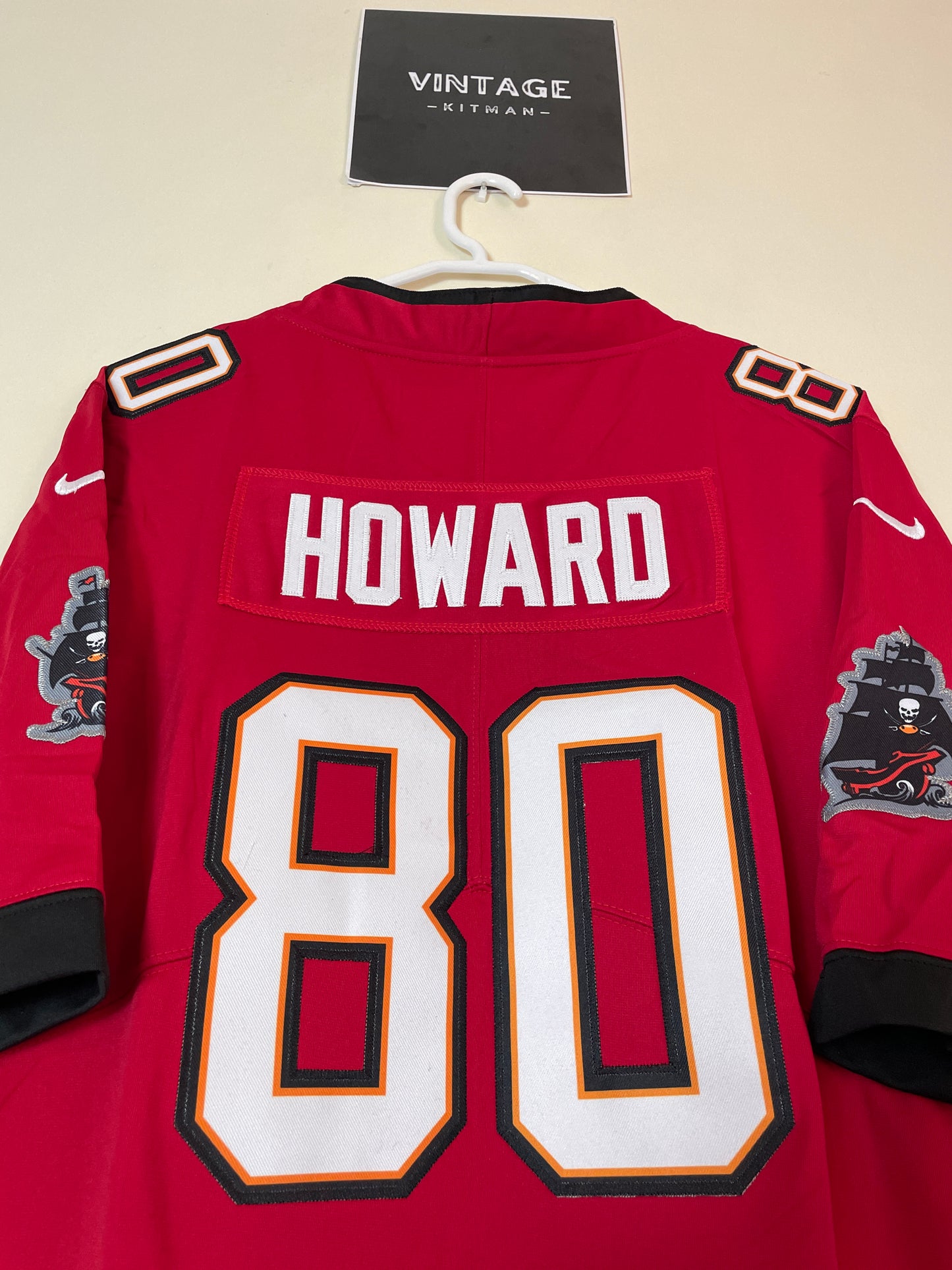 Tampa Bay Buccaneers Home NFL Jersey #80 HOWARD (S/M)