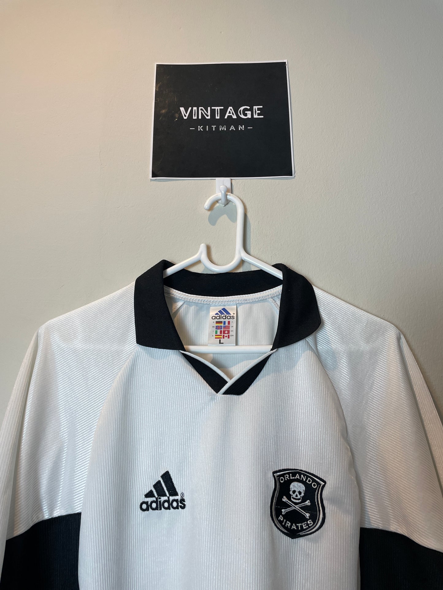 2000/01 Orlando Pirates Home Retro Jersey *Original* L 10/10