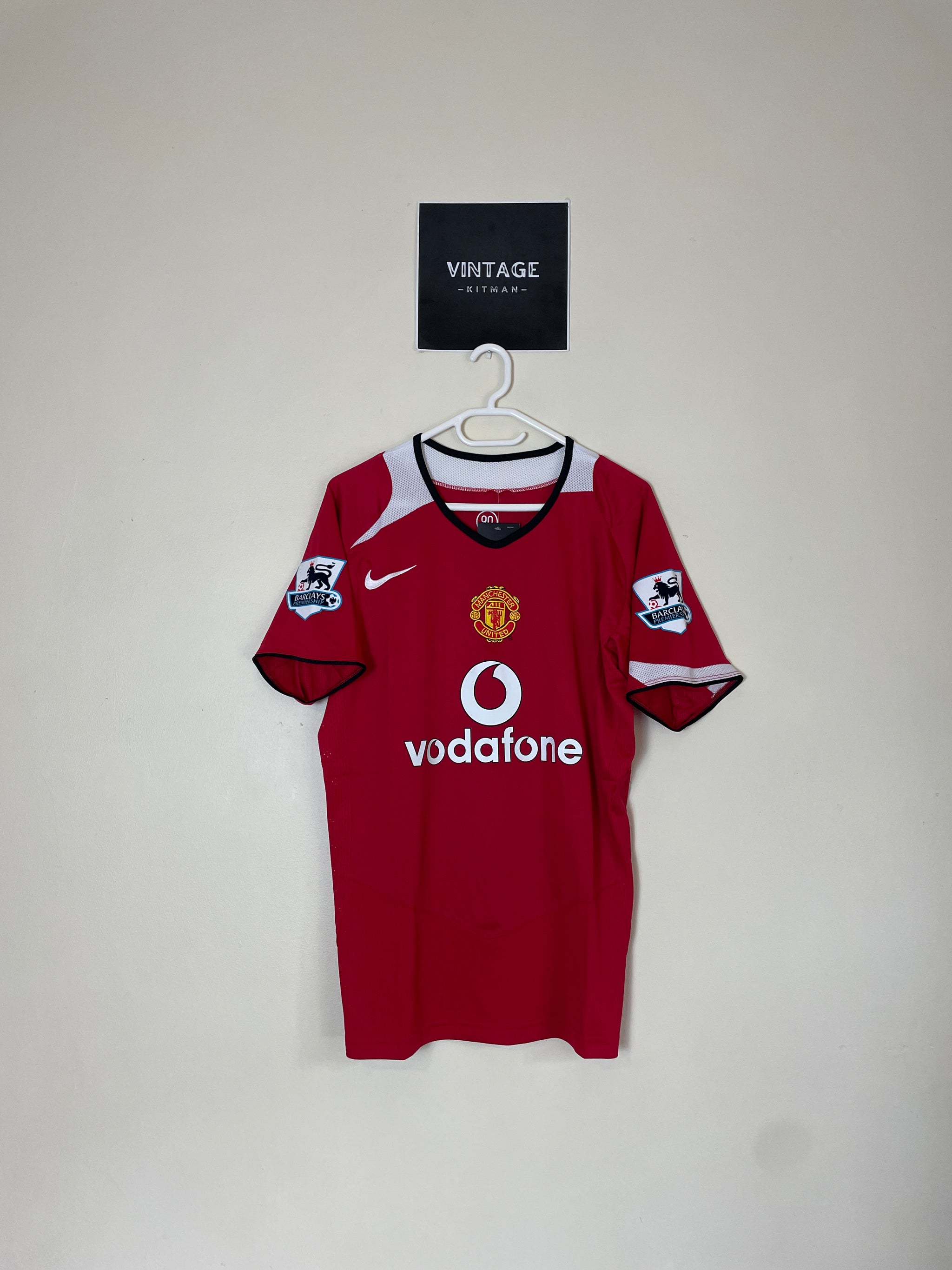Manchester United 2004/06 Home #8 ROONEY (1 Large & 1 XL)