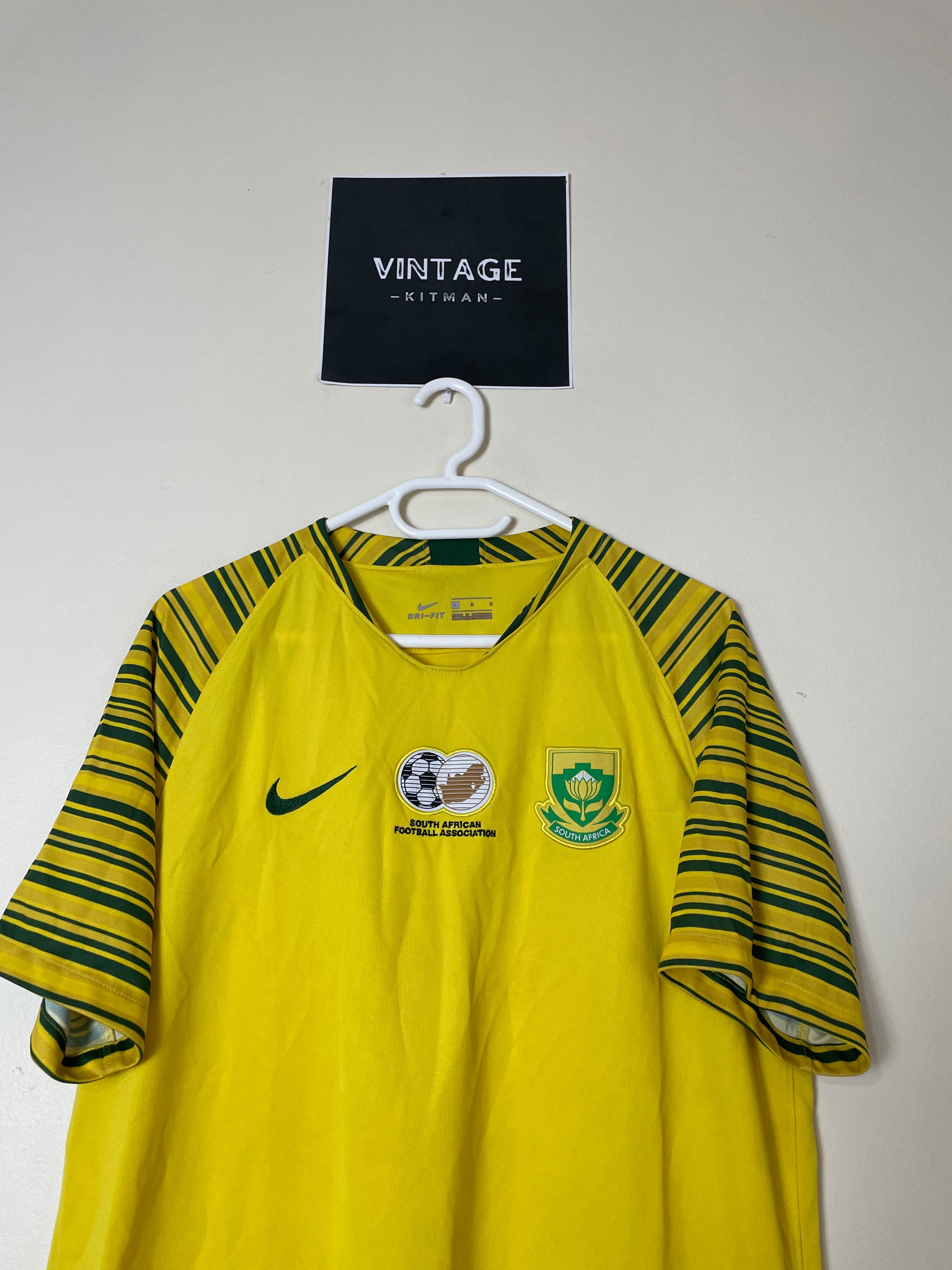 2018 Bafana Bafana Home Retro Jersey *Original* Large 7/10