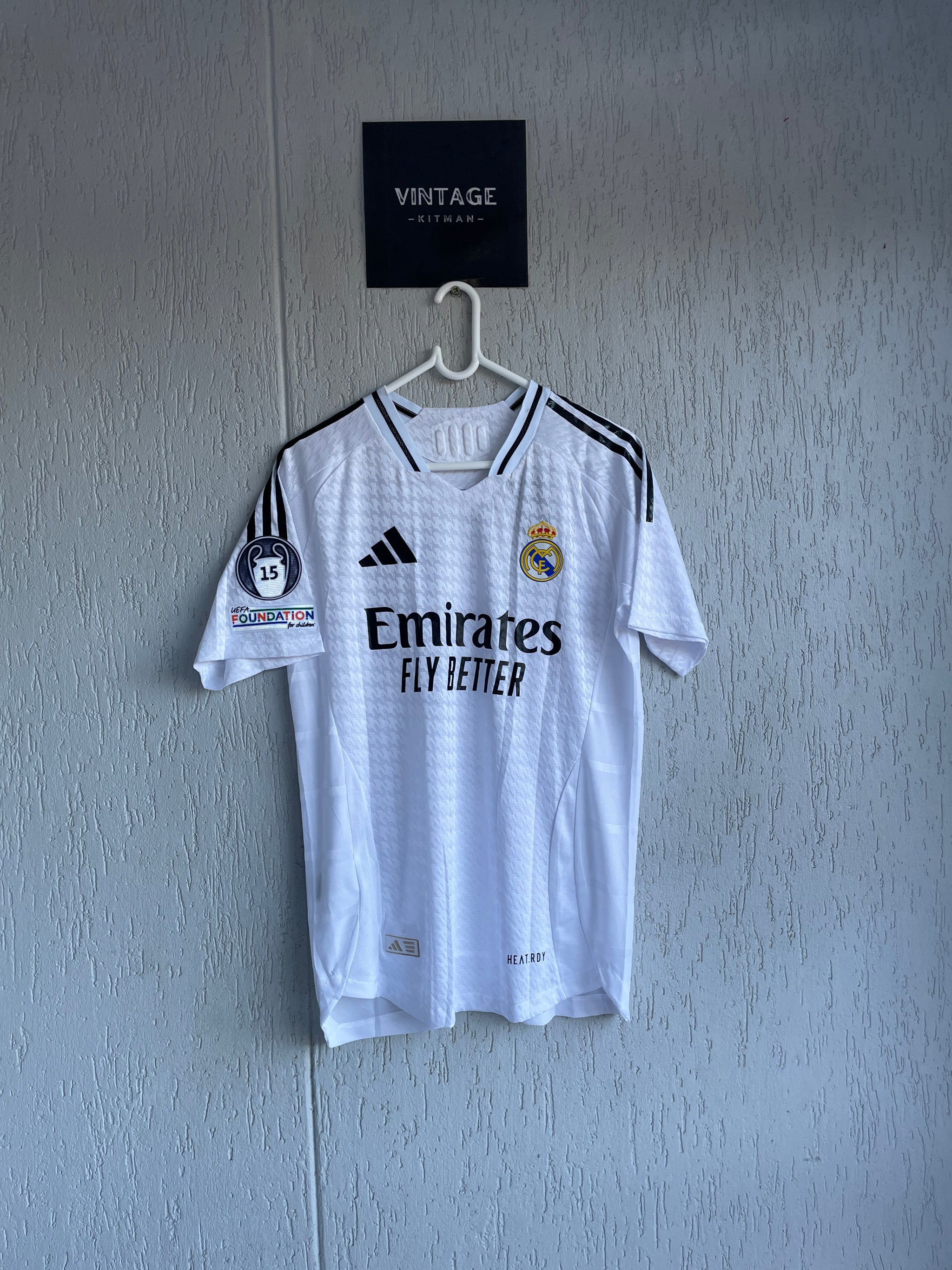 Real Madrid 2024/25 Home Player Version #9 MBAPPE (L fits Like Medium)
