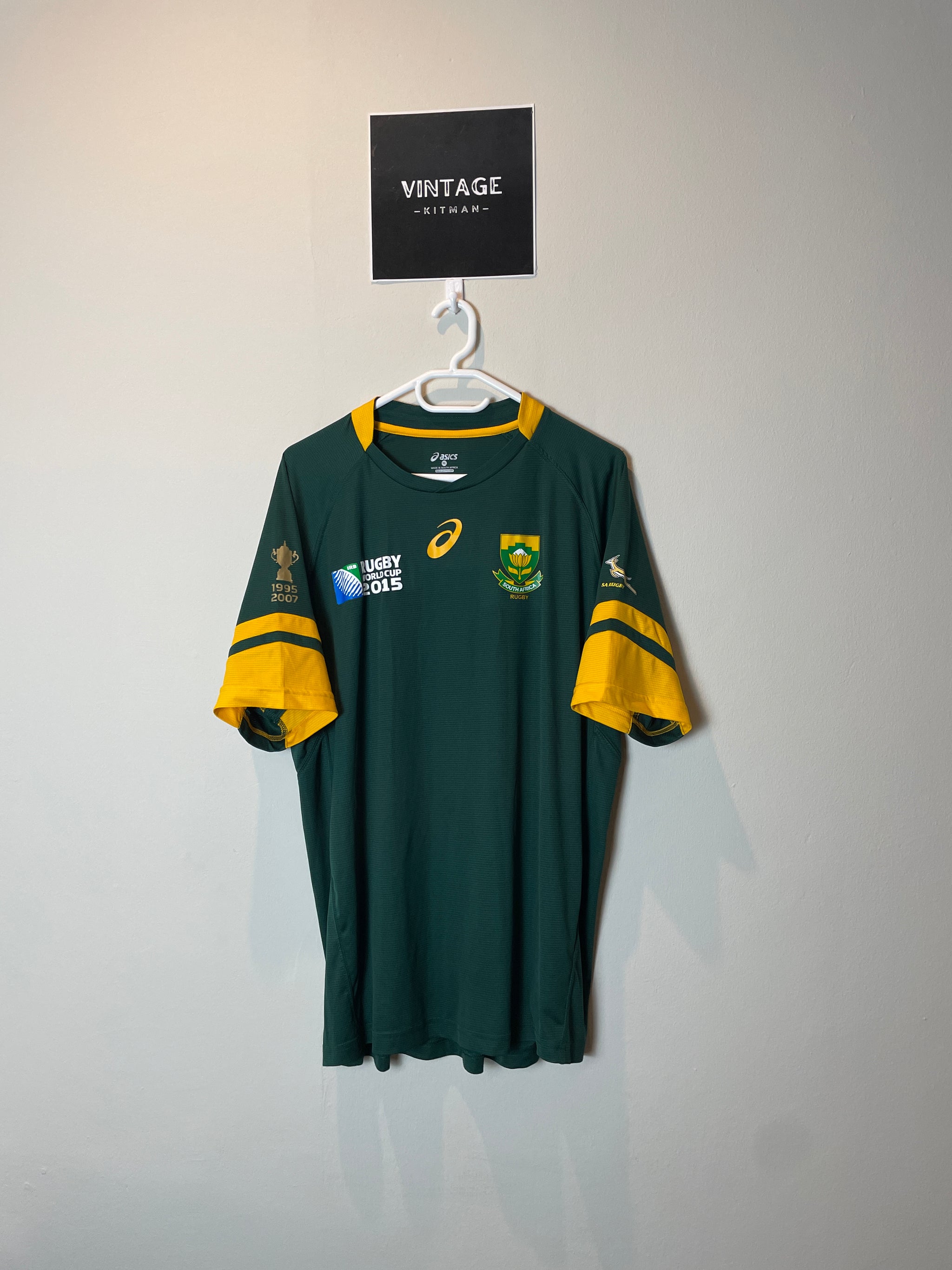 2015 Springboks Home RWC Jersey * Original* XL 10/10