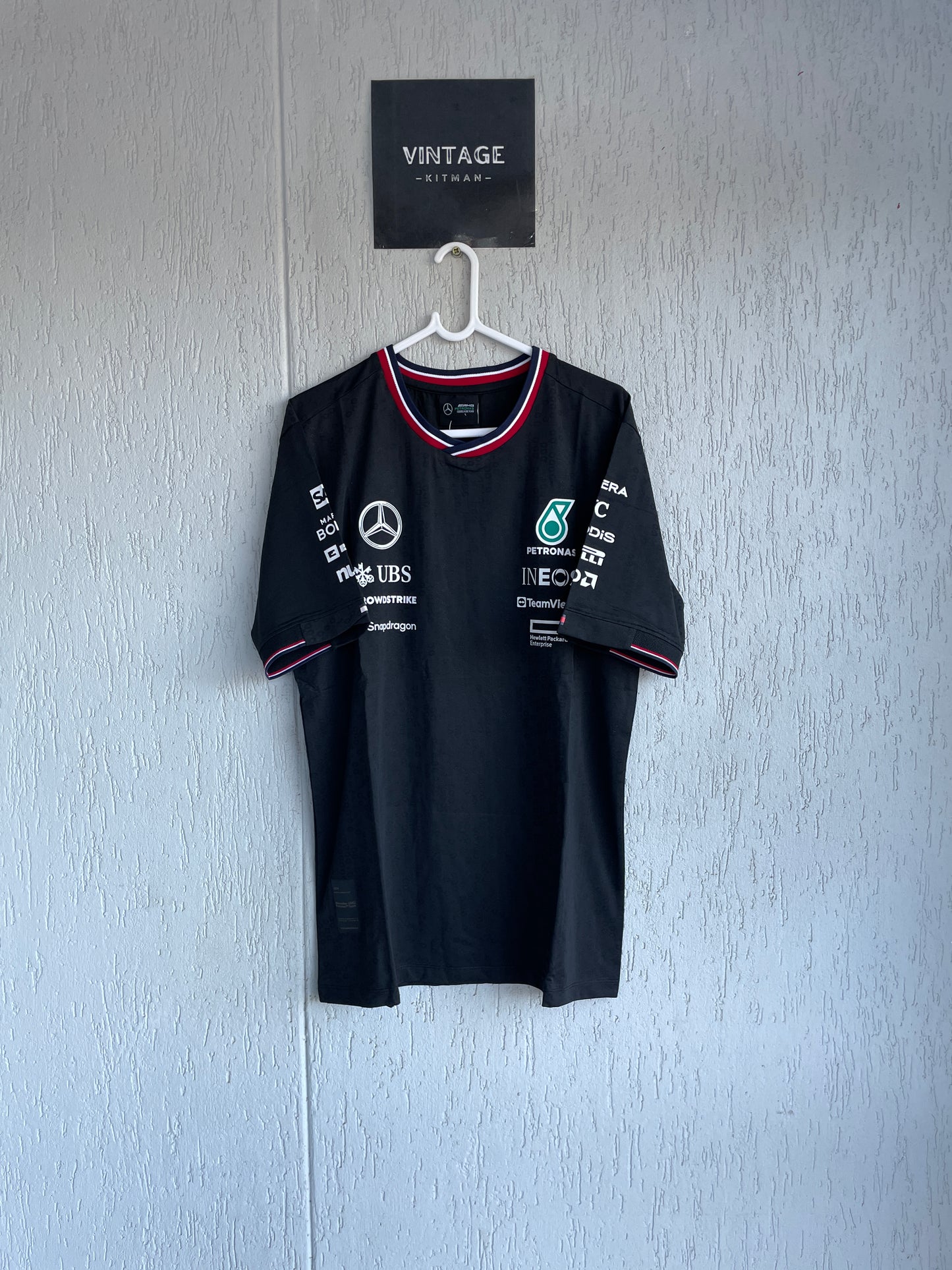 Mercedes 2024 F1 Team Tee Shirt - Black (L)
