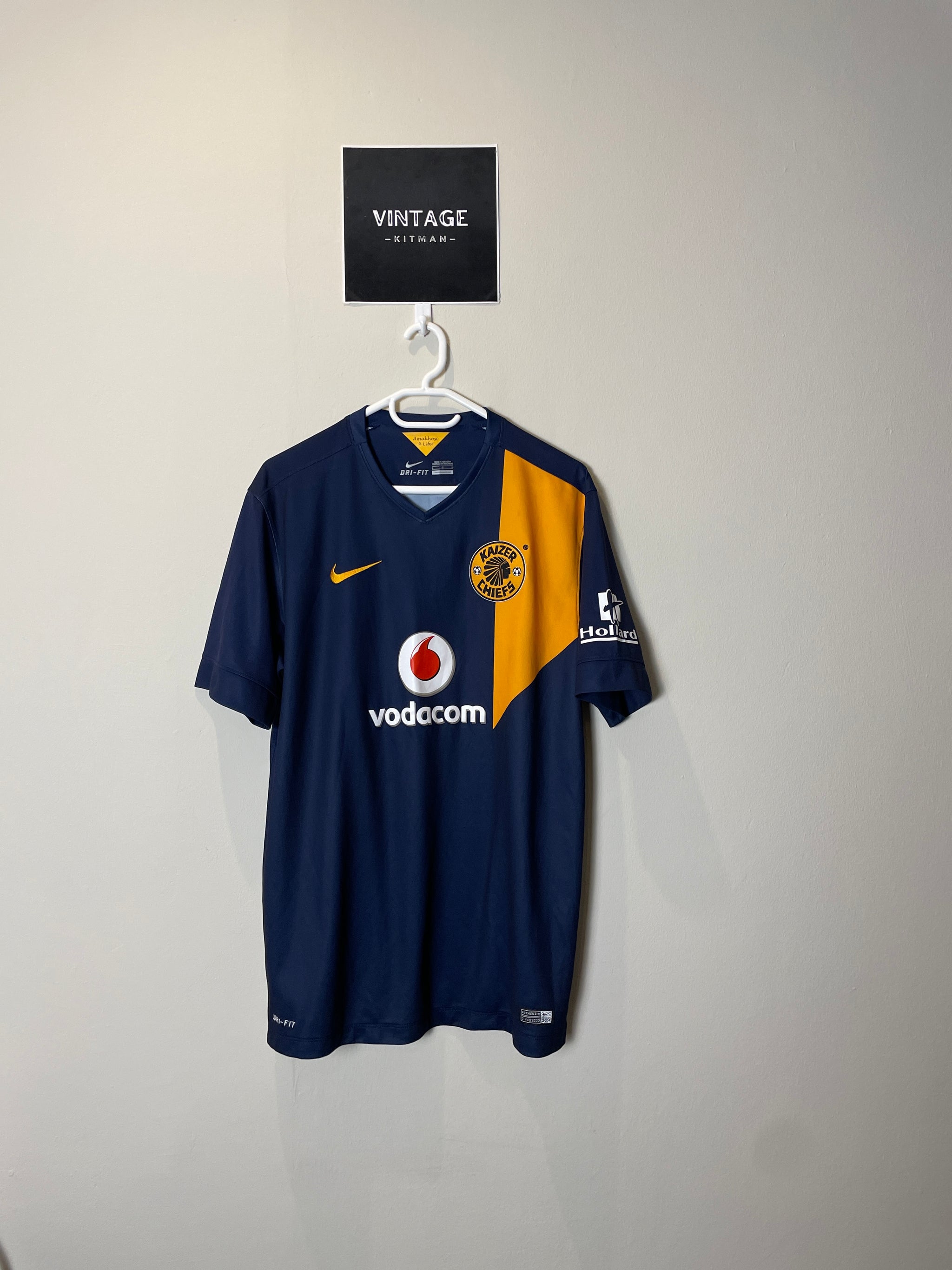 2014/15 Kaizer Chiefs Away Retro Jersey *Original* Large 10/10