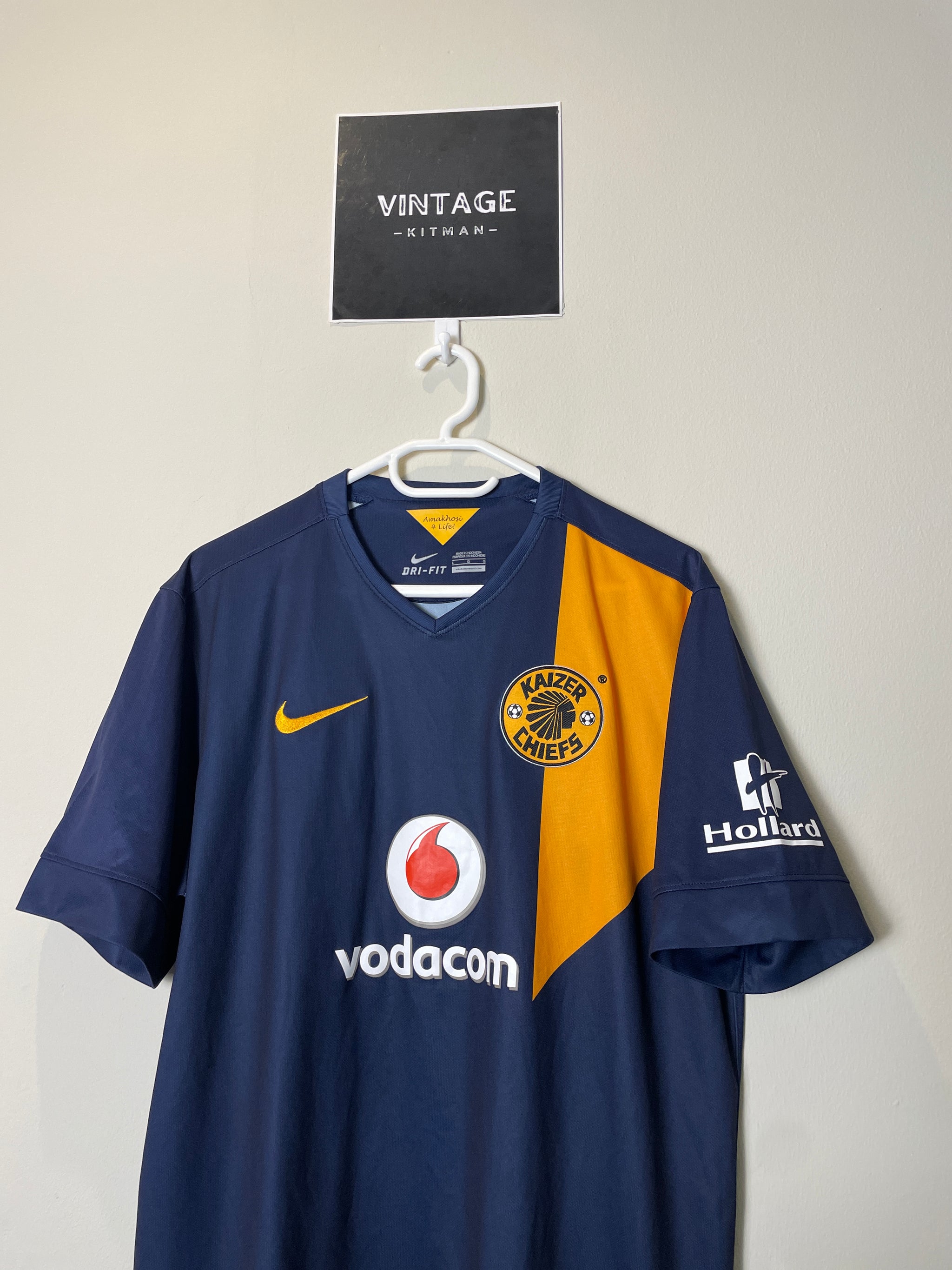 2014/15 Kaizer Chiefs Away Retro Jersey *Original* Large 10/10