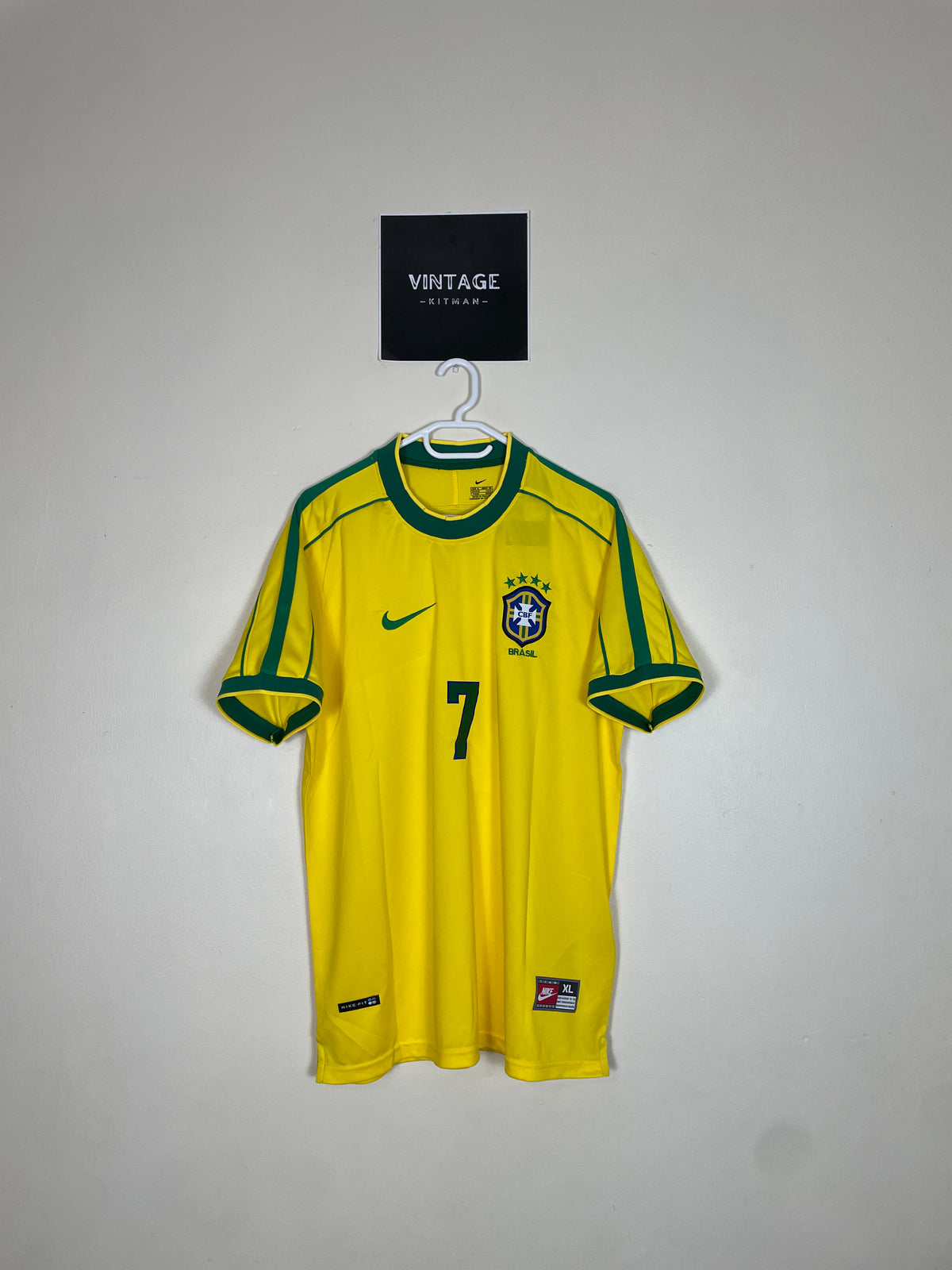 Brazil 1998 Home Jersey
