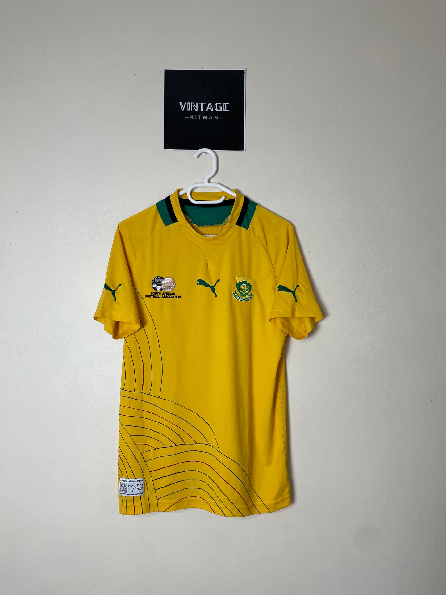 2012 Bafana Bafana Home Retro Jersey *Original* X-Large & Small 10/10