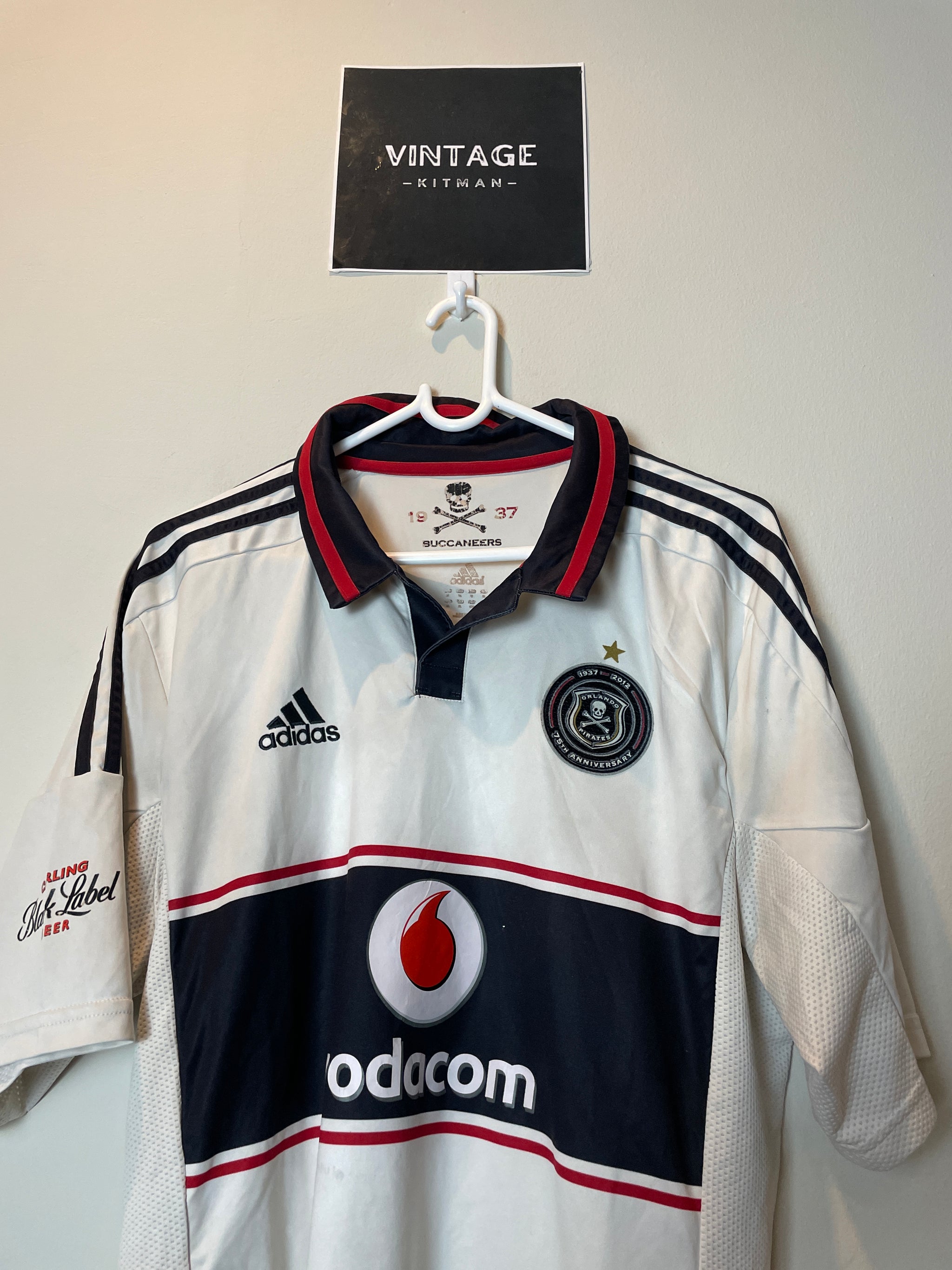 2012/13 Orlando Pirates ‘75th Anniversary’ Retro Jersey *Original* XL 7/10