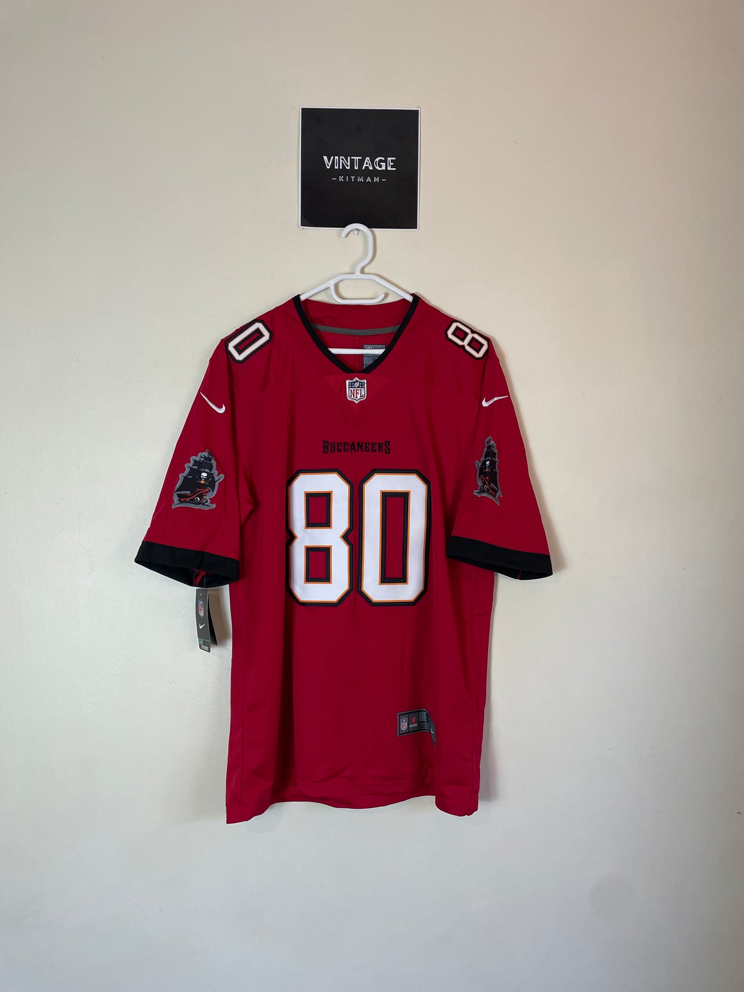 Tampa Bay Buccaneers Home NFL Jersey #80 HOWARD (S/M)
