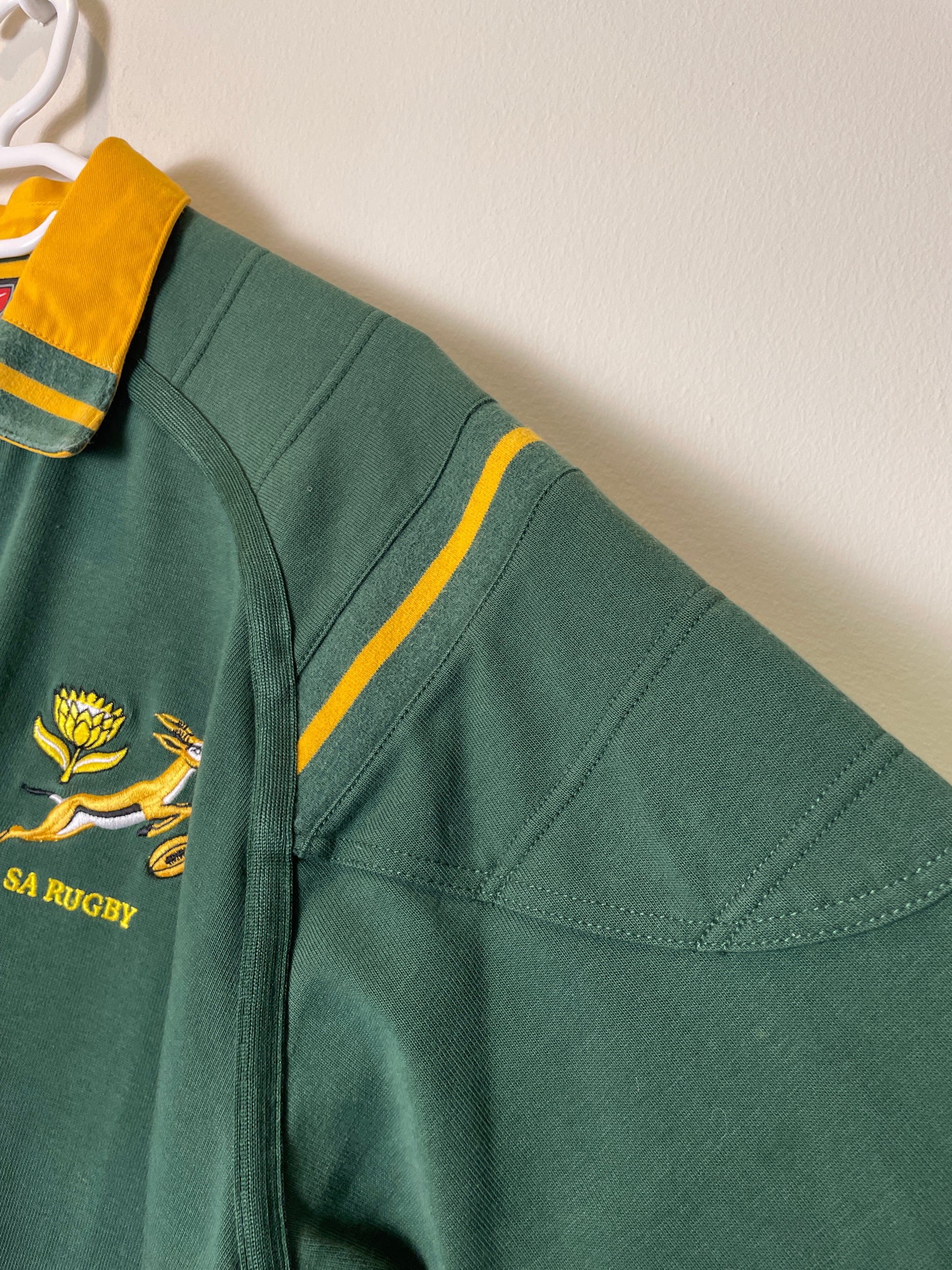 1999 Springboks Home Nike Retro Long Sleeve Rugby Jersey *Original* L 10/10