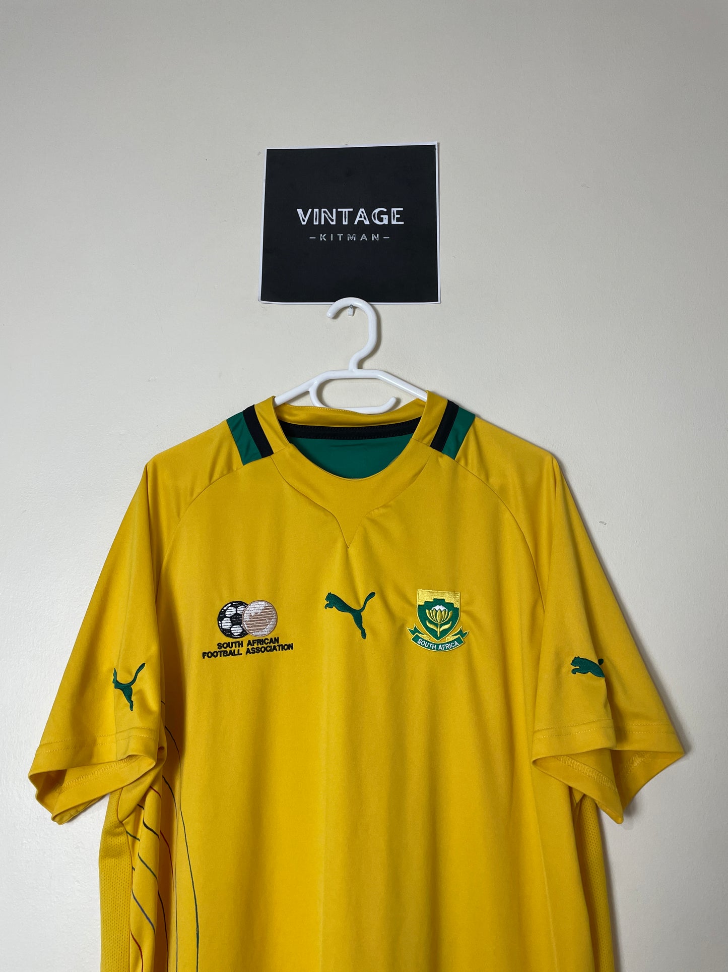 2012 Bafana Bafana Home Retro Jersey *Original* X-Large & Small 10/10