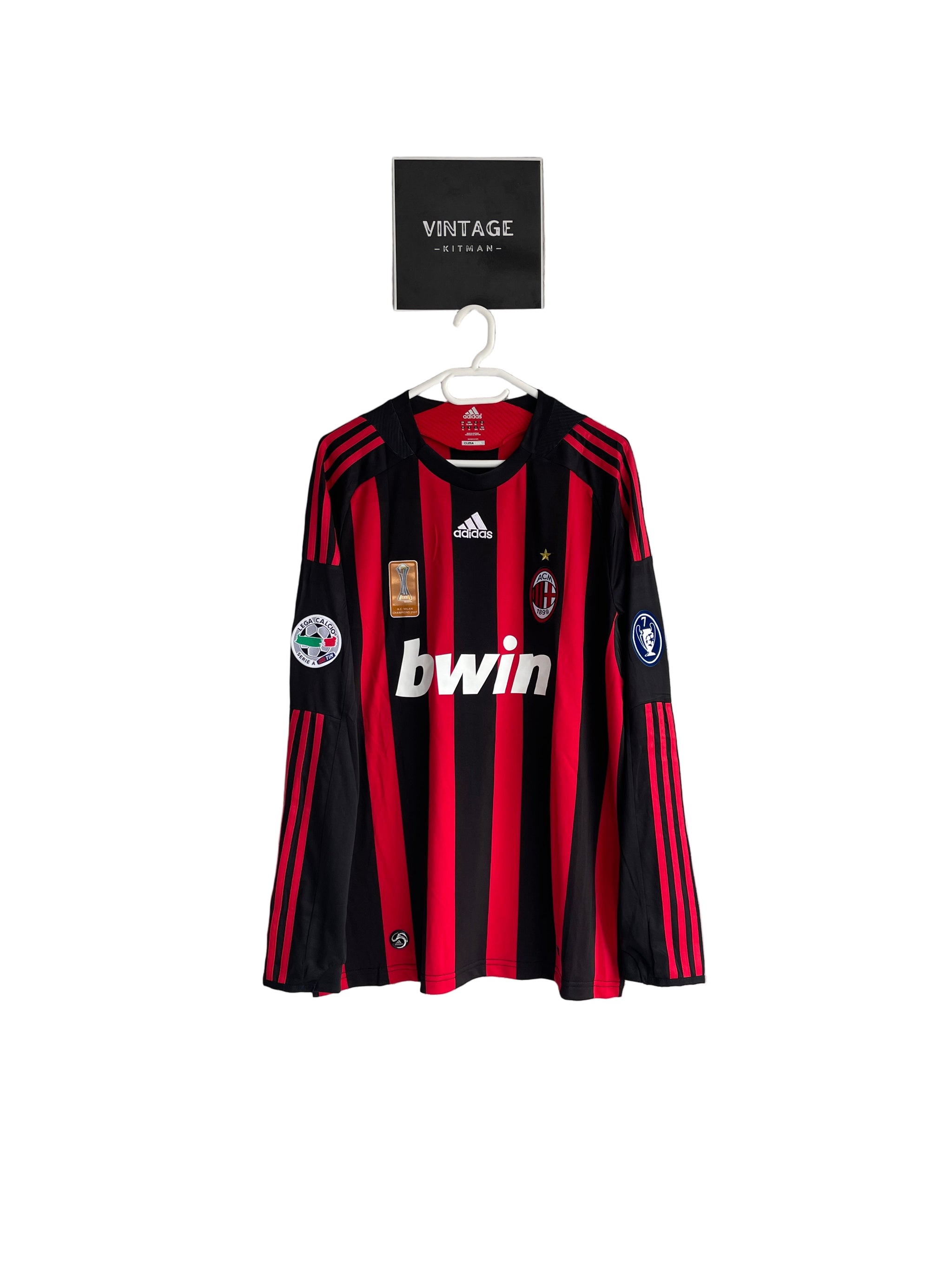 AC Milan 2008/09 Home Long Sleeve Jersey