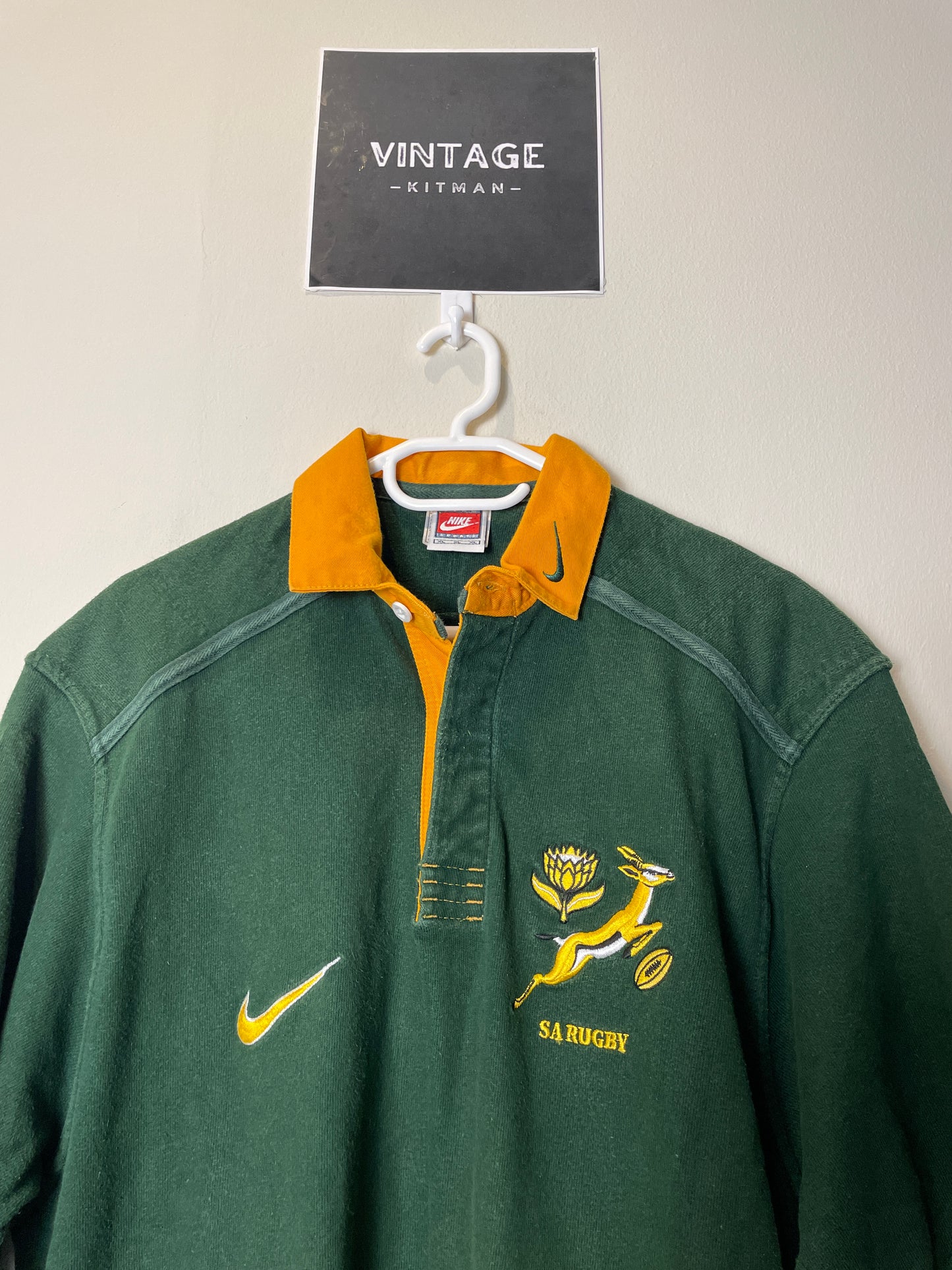 1998/99 Springboks Home Nike Retro Rugby Jersey *Original* XL 10/10