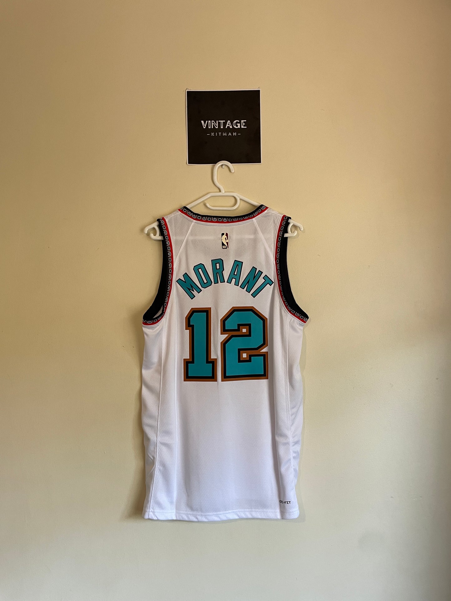 Ja MORANT #12 Memphis Grizzlies 2024/25 White Swingman Jersey - Classic Edition (M)