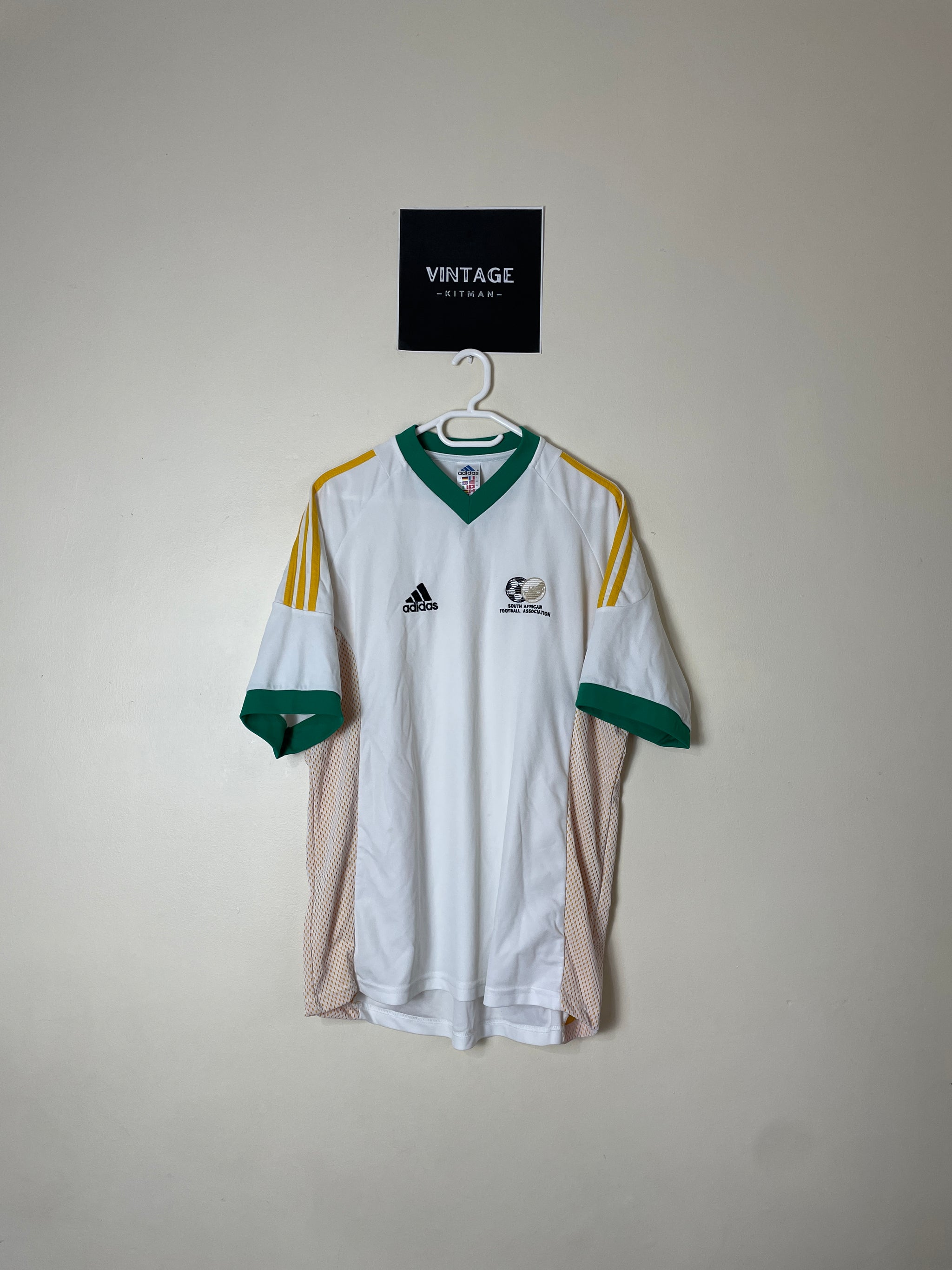 2002 Bafana Bafana Away Retro Jersey *Original* Large & Small 10/10